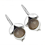 Load image into Gallery viewer, 925 Silver Moonstone Drop Earrings for Women | Gemstone Jewelry
