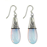 Load image into Gallery viewer, 925 Silver Opalite Drop Earrings for Women | Dangle Earrings

