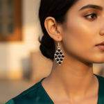 Load image into Gallery viewer, 925 Silver Garnet Drop Earrings for Women | Gemstone Jewelry
