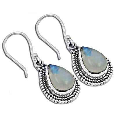 925 Silver Moonstone Teardrop Earrings for Women | Gift