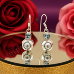 Load image into Gallery viewer, 925 Sterling Silver Pearl &amp; Gemstone Earrings for Women
