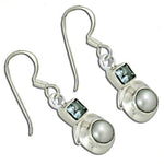 Load image into Gallery viewer, 925 Sterling Silver Pearl &amp; Gemstone Earrings for Women
