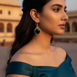 Load image into Gallery viewer, 925 Silver Black Onyx Earrings for Women | Dangle Jewelry

