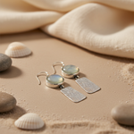 将图像加载到图库查看器中， 925 Silver Moonstone Drop Earrings for Women | Dangle Earrings
