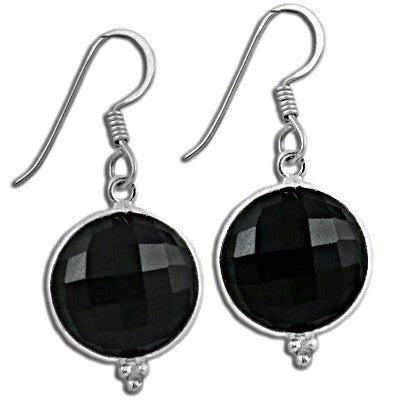 925 Silver Black Onyx Drop Earrings for Women | Gift Jewelry