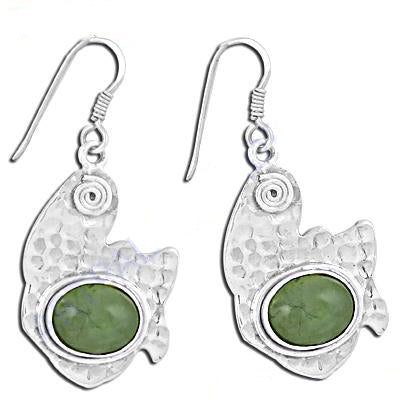 925 Sterling Silver Jade Drop Earrings for Women | Gift