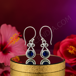 Load image into Gallery viewer, 925 Sterling Silver Sapphire Drop Earrings for Women | Gift
