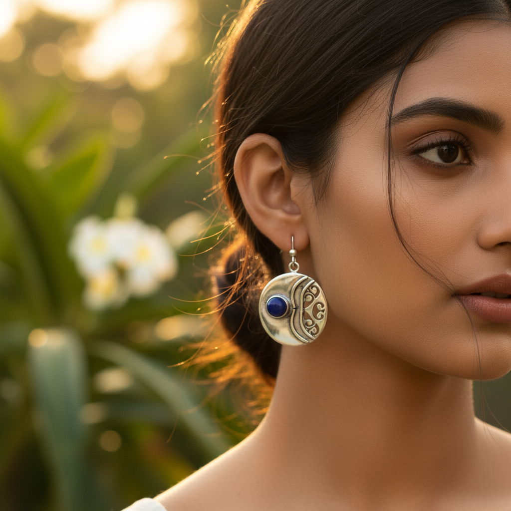 925 Silver Lapis Lazuli Earrings | Women's Dangle Earrings