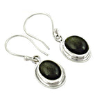 Load image into Gallery viewer, 925 Silver Green Stone Drop Earrings for Women | Gift
