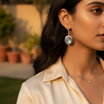 Load image into Gallery viewer, 925 Silver Moonstone Drop Earrings for Women | Dangle Earrings
