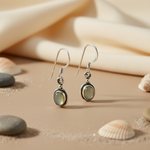 将图像加载到图库查看器中， 925 Silver Moonstone Drop Earrings for Women | Daily Wear Gift
