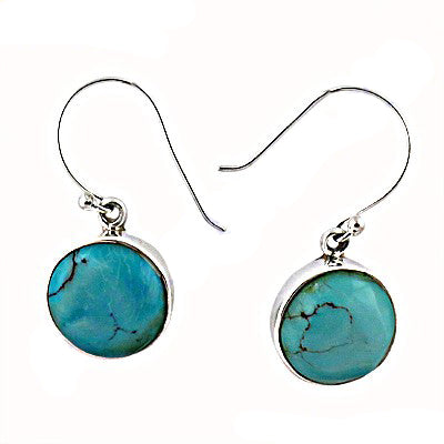 925 Silver Turquoise Stone Earrings for Women | Daily Wear Jewelry