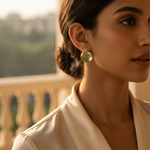 Load image into Gallery viewer, 925 Silver Peridot Earrings | Green Gemstone Drop Earrings for Women
