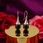 Load image into Gallery viewer, 925 Silver Black Onyx Drop Earrings for Women | Gift
