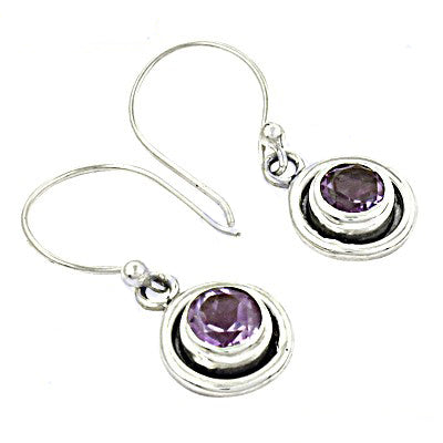 925 Silver Amethyst Earrings for Women | Daily Wear Jewelry