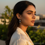 Load image into Gallery viewer, Pendientes de iolita de plata 925 para mujer | Joyería con piedras preciosas
