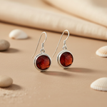 将图像加载到图库查看器中， 925 Silver Carnelian Earrings for Women | Gemstone Jewelry
