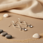 Load image into Gallery viewer, 925 Silver Earrings with Gemstone | Dangle Earrings for Women

