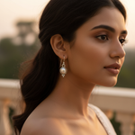Load image into Gallery viewer, 925 Silver Pearl Drop Earrings for Women | Elegant Jewelry
