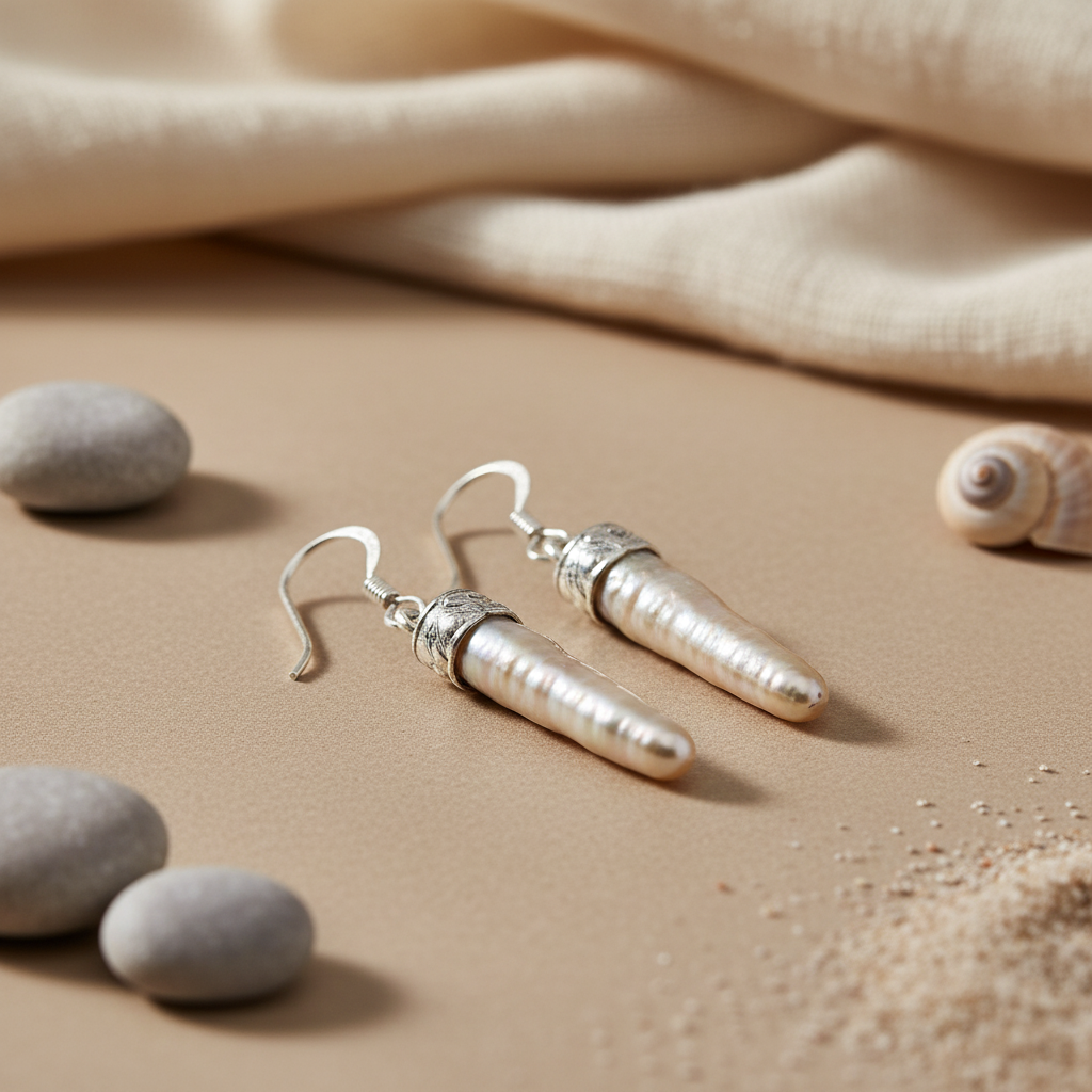 925 Silver Pearl Drop Earrings for Women | Elegant Jewelry