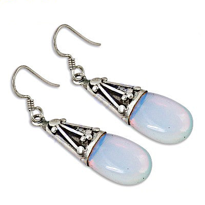 925 Silver Opal Teardrop Earrings for Women | Gift Jewelry
