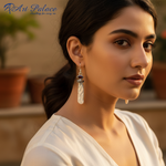 Load image into Gallery viewer, Pendientes de plata 925 con granate y perla de agua dulce para mujer
