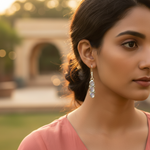 Load image into Gallery viewer, 925 Silver Moonstone Drop Earrings for Women | Dainty Jewelry
