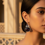 Load image into Gallery viewer, Pendientes colgantes de plata de ley 925 con piedras preciosas para mujer | Joyas de regalo
