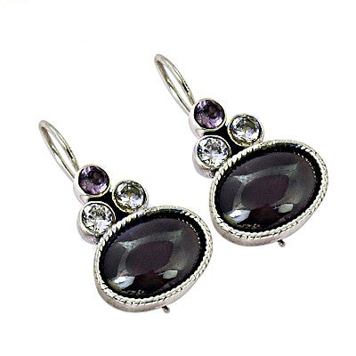 925 Sterling Silver Gemstone Drop Earrings for Women | Gift Jewelry