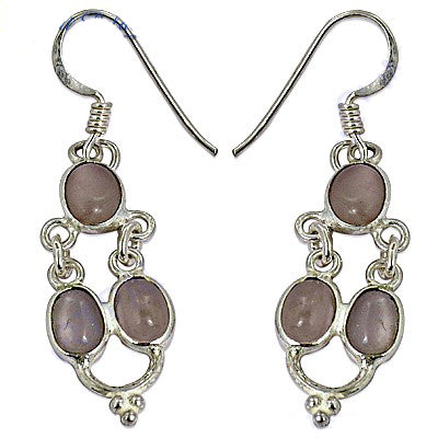 925 Sterling Silver Earrings with Gemstone | For Women | Gift