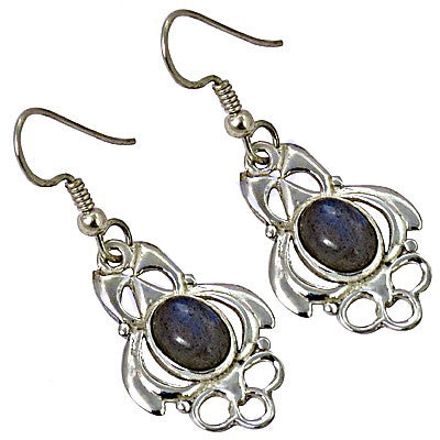 925 Silver Labradorite Earrings for Women | Dangle Earrings