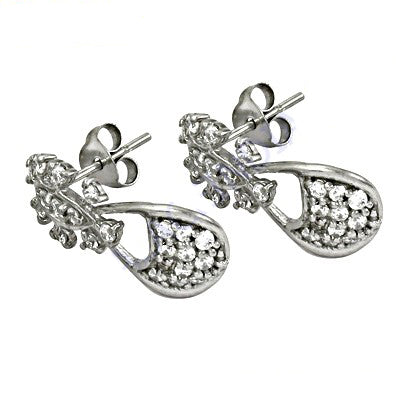 925 silver cubic zirconia stud earrings for women | gift jewelry
