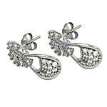 Load image into Gallery viewer, 925 Silver Cubic Zirconia Stud Earrings for Women | Gift Jewelry
