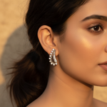 将图像加载到图库查看器中， 925纯银立方氧化锆耳钉 | 女士珠宝礼品
