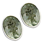 将图像加载到图库查看器中， 925 Silver Green Amethyst Stud Earrings for Women | Gift
