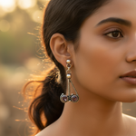 Load image into Gallery viewer, 925 Silver Amethyst Drop Earrings for Women | Gemstone Jewelry
