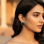 Load image into Gallery viewer, Pendientes de plata 925 con ónix negro para mujer | Joyería con piedras preciosas
