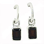 Load image into Gallery viewer, 925 Silver Black Stone Drop Earrings for Women | Gift Jewelry
