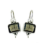 Load image into Gallery viewer, 925 Silver Smoky Quartz Earrings for Women | Gemstone Jewelry

