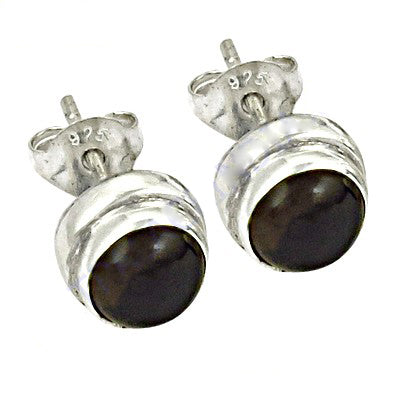 925 Silver Black Pearl Stud Earrings | For Women | Gift