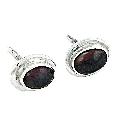 925 Silver Stud Earrings with Black Pearl for Women | Gift