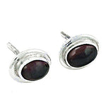 将图像加载到图库查看器中， 925 Silver Stud Earrings with Black Pearl for Women | Gift
