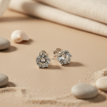Load image into Gallery viewer, 925 Silver Cubic Zirconia Stud Earrings for Women | Gift
