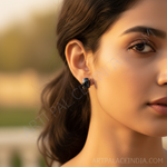 Load image into Gallery viewer, Silver Hematite Stud Earrings | Women&#39;s Jewelry | Gift
