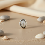 将图像加载到图库查看器中， 925 Silver Mother of Pearl Stud Earrings for Women | Gift
