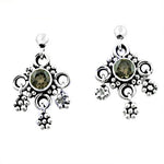 将图像加载到图库查看器中， 925 Silver Smoky Quartz Dangle Earrings for Women | Gift
