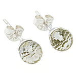 将图像加载到图库查看器中， 925 Silver Faceted Crystal Stud Earrings for Women | Gift
