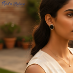 Load image into Gallery viewer, 925 Silver Onyx Stud Earrings for Women | Daily Wear Jewelry
