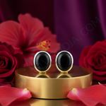 Load image into Gallery viewer, 925 Silver Onyx Stud Earrings for Women | Daily Wear Jewelry
