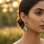 Load image into Gallery viewer, 925 Sterling Silver Moonstone Earrings for Women | Dangle Jewelry
